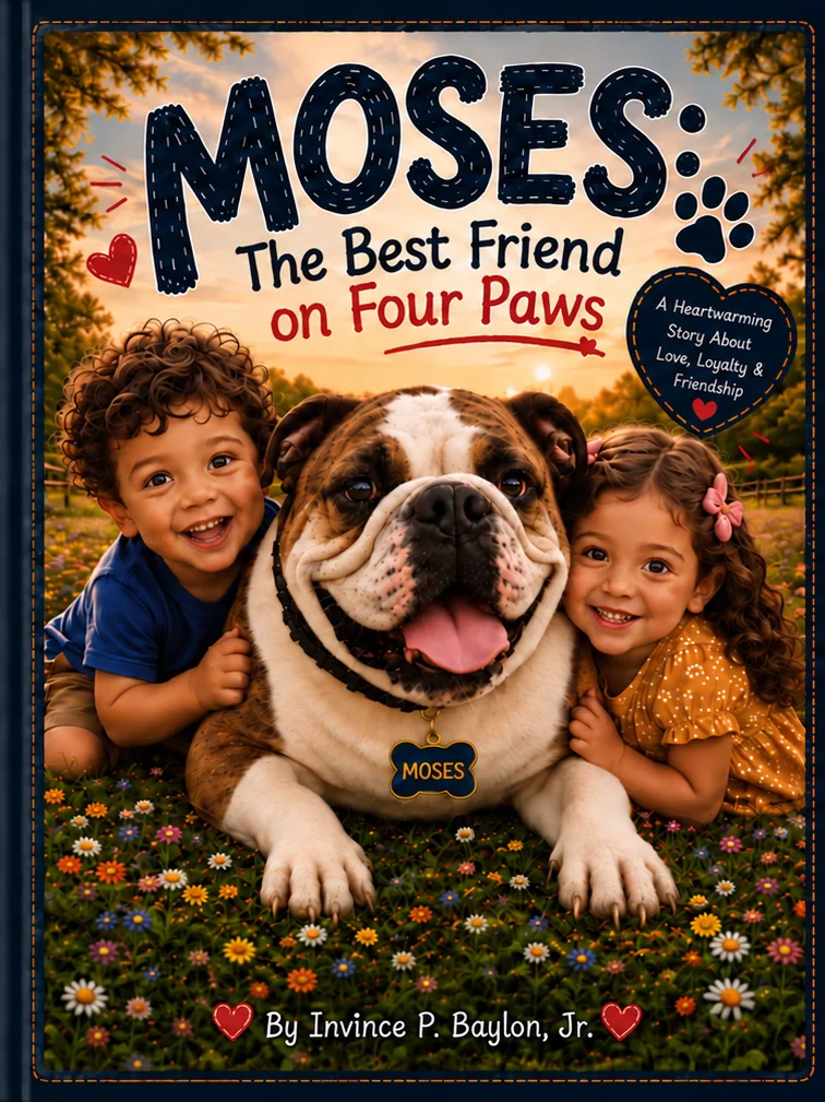 Official front cover of Moses — The Best Friend on Four Paws